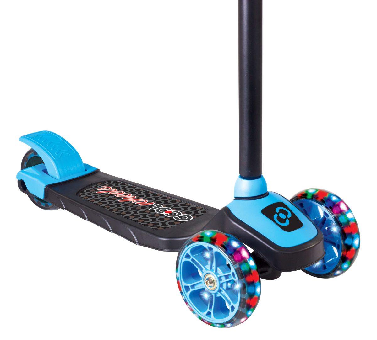 Trotinet Twist Scooter svetleći  sa 3 točka do 40kg  plavi Cool Wheels - Слика 10