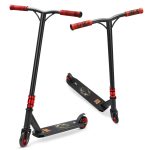 Trotinet za decu Stunt Deluxe scooter Black Fire 2 točka do 100 kg crna/crvena Bold Cube - Слика 2
