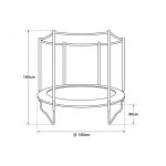 TRAMBOLINA 150 cm OUT0028 - Слика 2