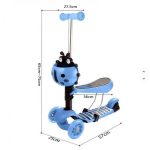 Trotinet 5u1 Bubamara Plavi - Слика 6