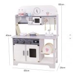 Drvena kuhinja za decuu OUT0048 60X26X80cm - Слика 6