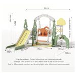 TOBOGAN+ LJULJA 161x155x103 Plavi - Слика 6