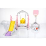 TOBOGAN + LJULJA 161x155x103 PINK - Слика 3