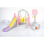 TOBOGAN + LJULJA 161x155x103 PINK - Слика 2