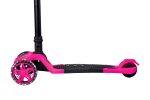 Sklopivi trotinet za decu  Tulpar svetleći sa 3 točka do 30 kg roze Cool Wheels - Слика 10