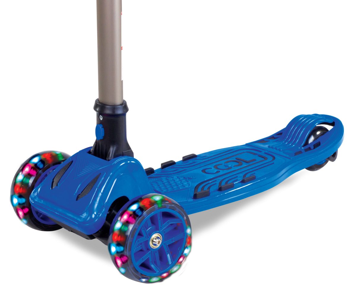 Sklopivi trotinet za decu  Maxi Twist 3 svetleća točka do 50kg plavi Cool Wheels - Слика 3