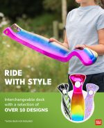 Sklopivi trotinet za decu Swift 3 svetleća točka do 50kg zelena Bold Cube - Слика 9