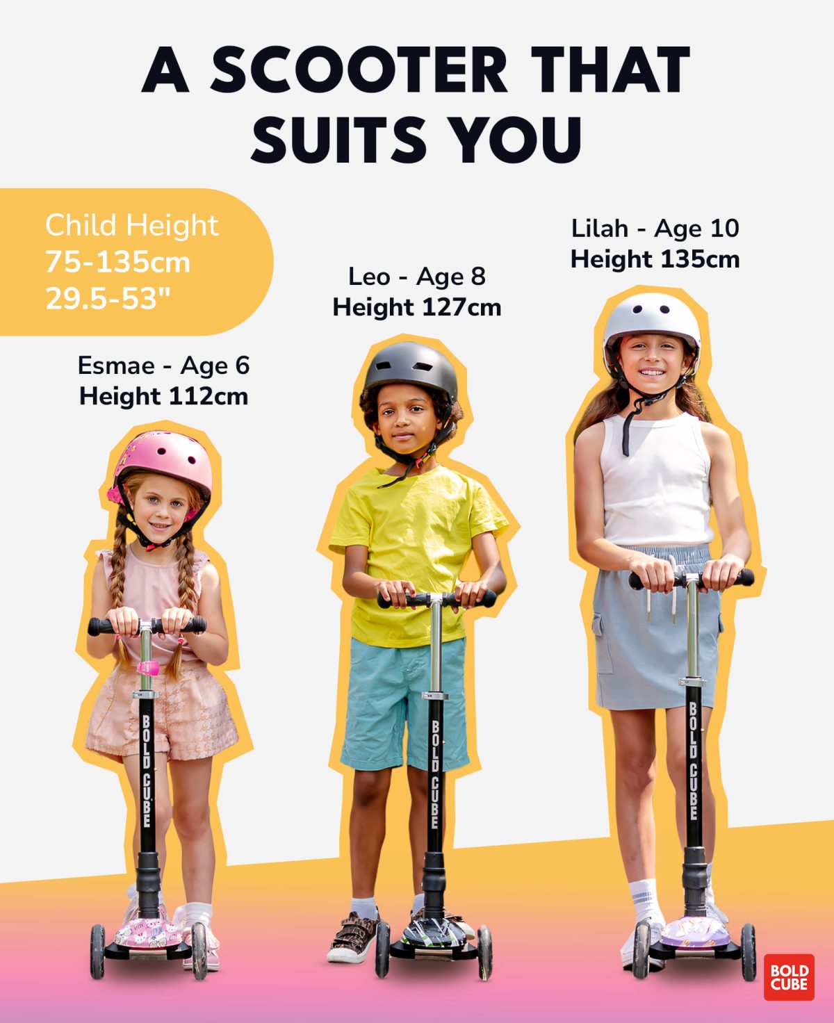 Sklopivi trotinet za decu Electro 3 svetleća točka do 50kg crna Bold Cube - Слика 7