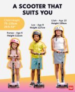 Sklopivi trotinet za decu Electro 3 svetleća točka do 50kg crna Bold Cube - Слика 7