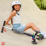 Sklopivi trotinet za decu Electro 3 svetleća točka do 50kg crna Bold Cube - Слика 6