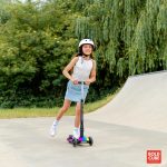 Sklopivi trotinet za decu Electro 3 svetleća točka do 50kg crna Bold Cube - Слика 5