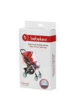 BEBEKEVI Kišna navlaka za kolica - crna - Слика 2