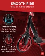 Trotinet za decu Big Burgundy 2 točka do 100kg crna/bordo Bold Cube