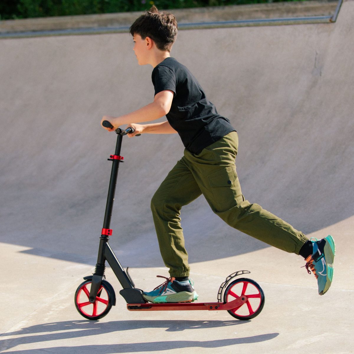 Trotinet za decu Big Burgundy 2 točka do 100kg crna/bordo Bold Cube - Слика 13