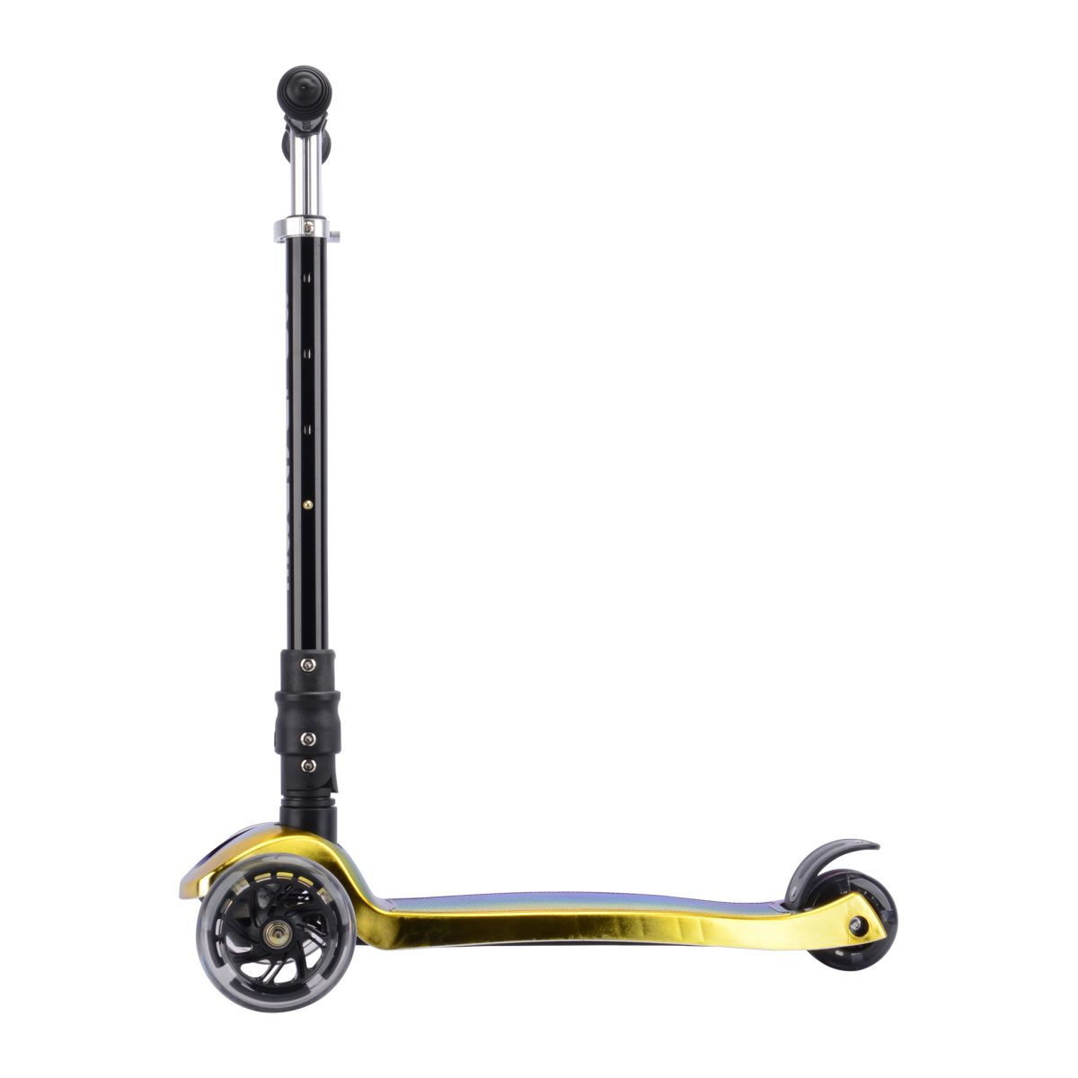 Sklopivi trotinet za decu Electro 3 svetleća točka do 50kg crna Bold Cube - Слика 14