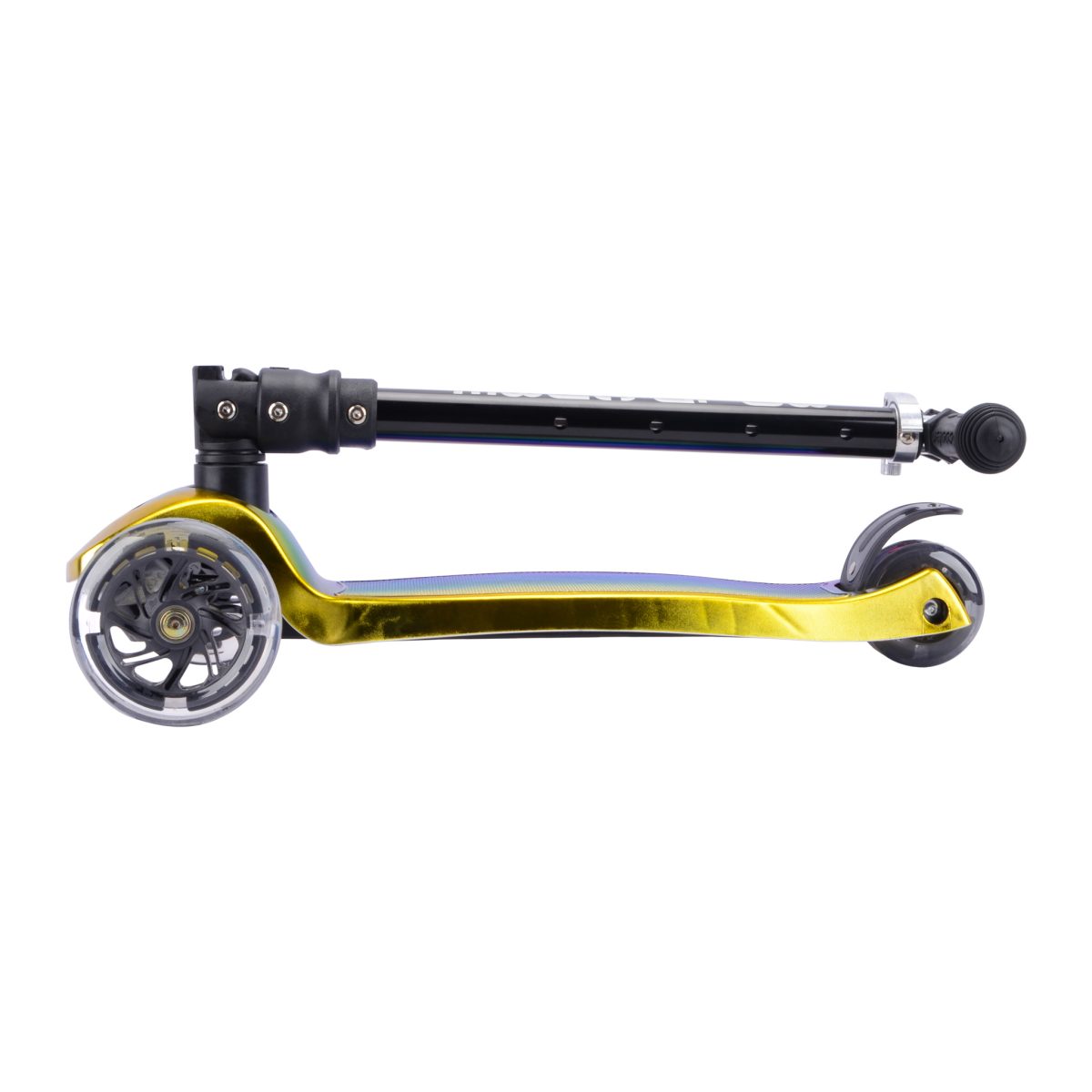 Sklopivi trotinet za decu Electro 3 svetleća točka do 50kg crna Bold Cube - Слика 15