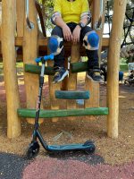 Trotinet za decu FR59243 sa 2 svetleća točka do 50kg plavi Cool Wheels - Слика 10