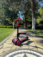Trotinet guralica za decu Combo Scooter 3 točka do 30kg roze Cool Wheels - Слика 8