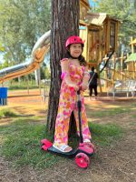 Trotinet Twist Scooter svetleći sa 3 točka do 40kg roze Cool Wheels - Слика 3