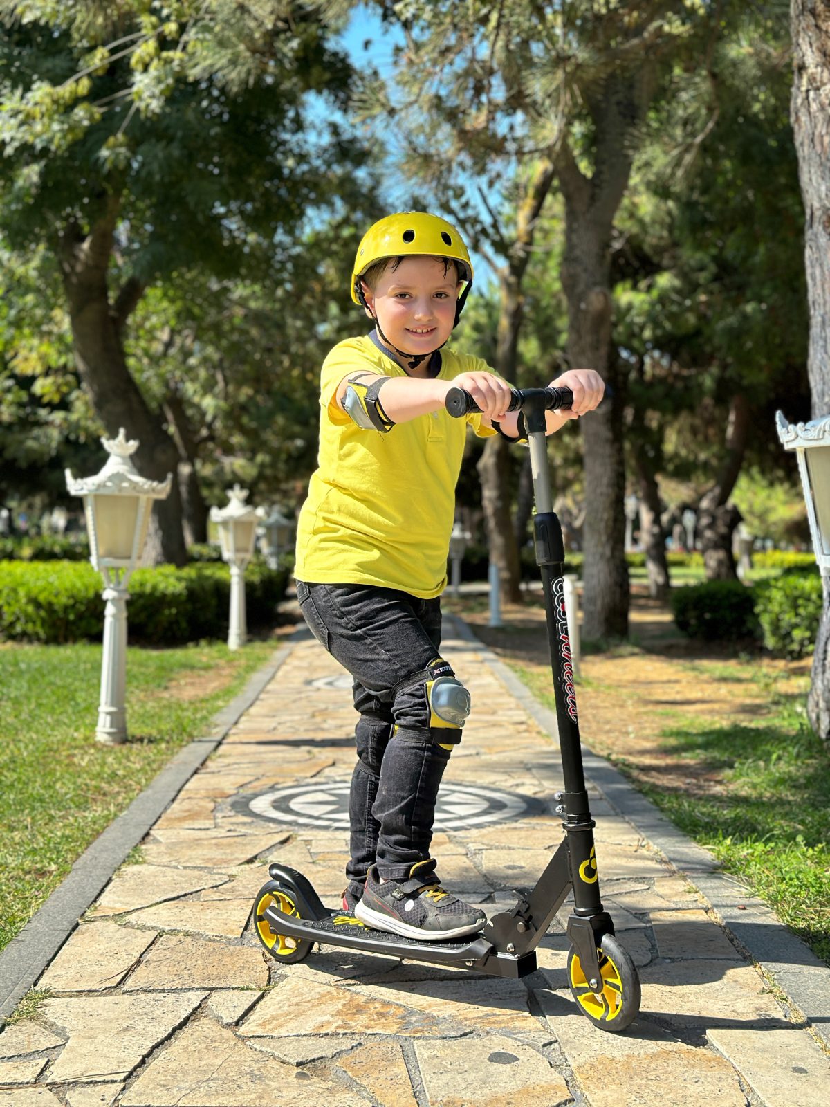 Trotinet za decu FR58345 2 točka do 100 kg žuti Cool Wheels - Слика 11