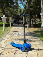 Sklopivi trotinet za decu  Maxi Twist 3 svetleća točka do 50kg plavi Cool Wheels - Слика 10