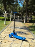Sklopivi trotinet za decu Maxi Twist 3 svetleća točka do 50kg plavi Cool Wheels - Слика 11