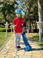 Sklopivi trotinet za decu  Maxi Twist 3 svetleća točka do 50kg plavi Cool Wheels