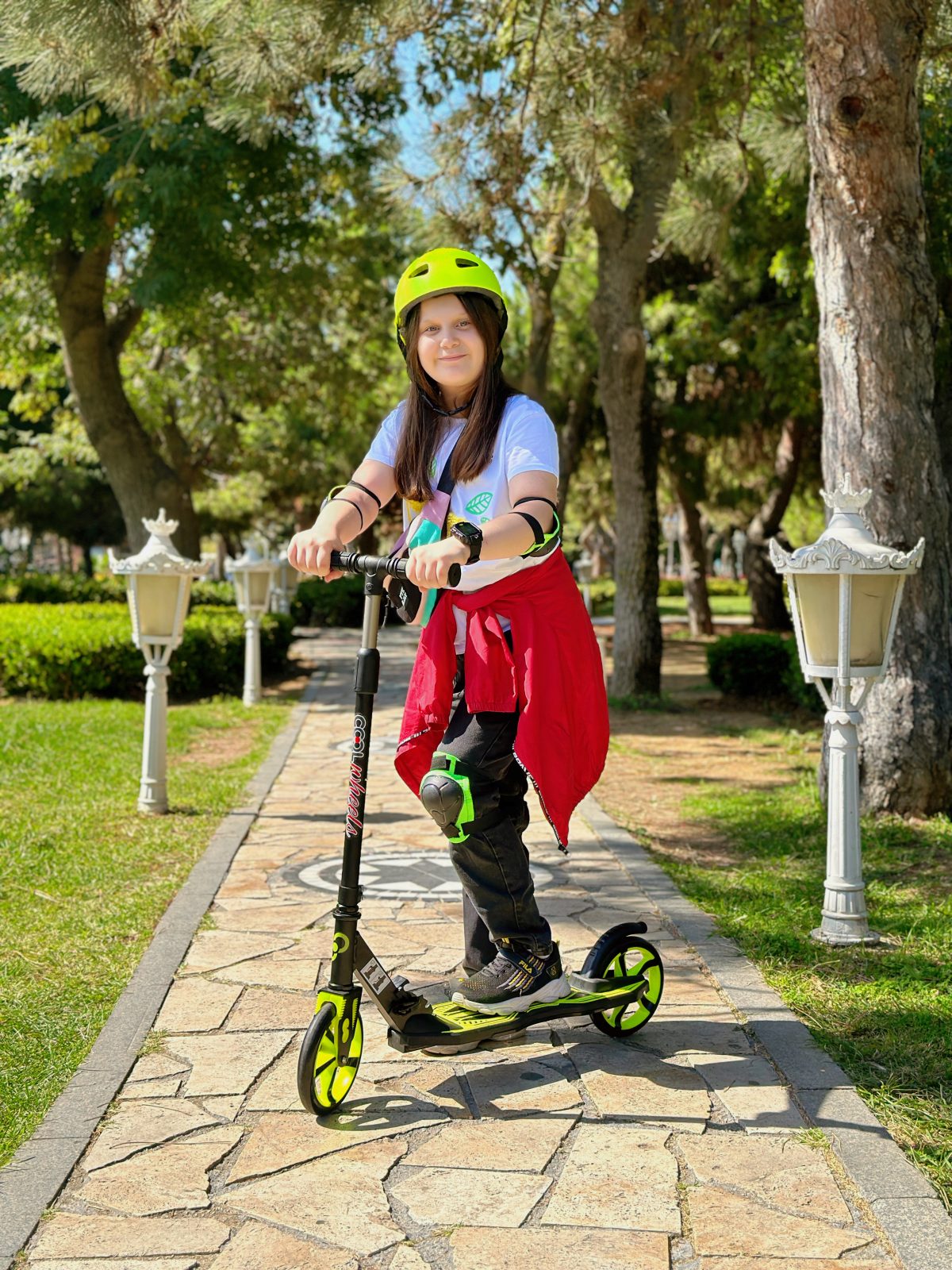 Trotinet za decu FR58499 2 točka do 100 kg neon Cool Wheels - Слика 12