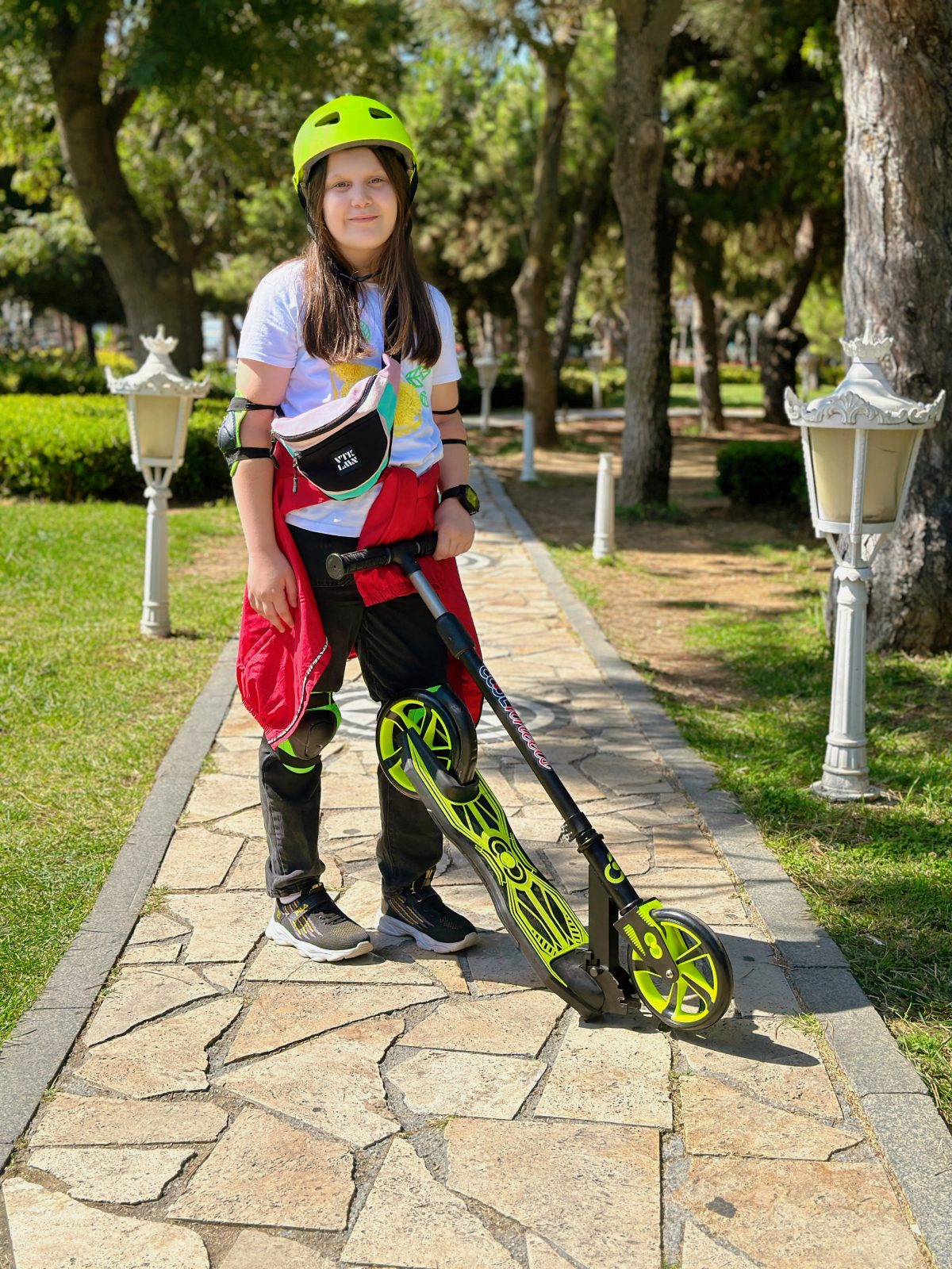 Trotinet za decu FR58499 2 točka do 100 kg neon Cool Wheels - Слика 13