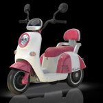 Dečiji motor na akumulator (Roze/bela)