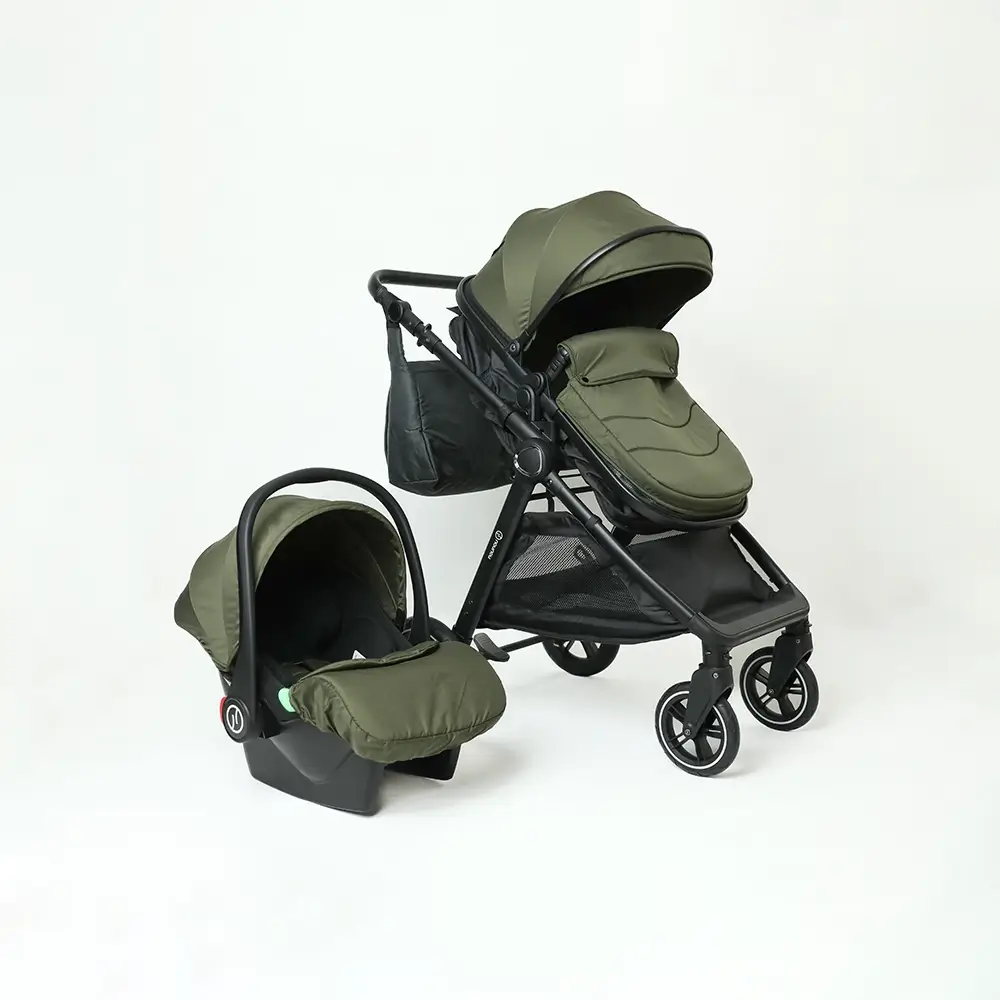 Kombinovana-kolica-za-bebe-X1-iSize-Green Kombinovana kolica za bebe X1 iSize – Green - Слика 1