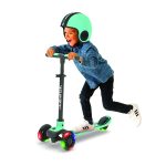 Trotinet Scotti Glow 2 sa 3 svetleća točka do 50kg mint Chillafish - Слика 3