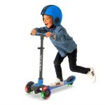 Trotinet Scotti Glow 2 sa 3 svetleća točka do 50kg plava Chillafish - Слика 6