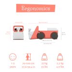 Interaktivna guralica Blockie Flamingo Chillafish - Слика 6