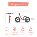 Balans guralica Charlie SPORT 12in. roze Chillafish - Слика 5