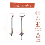 Štap za skakanje Poogie Kids Glow Papaya do 35 kg Chillafish - Слика 9