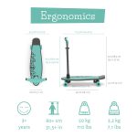 2U1 trotinet i skejt SkatieSkootie 3 Mint do 50kg Chillafish