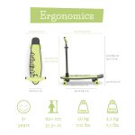 2u1 trotinet i skejt SkatieSkootie 3 do 50 kg zelena Chillafish - Слика 8