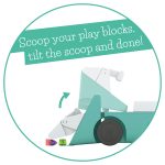 Interaktivna guralica Blockie Mint Chillafish - Слика 8