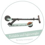 Sklopivi trotinet Flexxi Breeze 2 točka do 50kg plava Chillafish - Слика 3