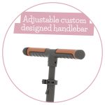 Sklopivi trotinet Flexxi Cameo 2 točka do 50kg roze Chillafish