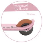 Sklopivi trotinet Flexxi Cameo 2 točka do 50kg roze Chillafish - Слика 4