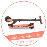 Sklopivi trotinet Flexxi Glow 2 svetleća točka do 50kg roze Chillafish - Слика 9