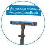 Sklopivi trotinet Flexxi Glow 2 svetleća točka do 50kg plava Chillafish - Слика 10