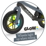 Balans guralica BMXie GLOW 12in. tamno siva Chillafish - Слика 8