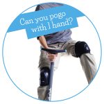 Štap za skakanje Poogie Kids plava do 36kg Chillafish