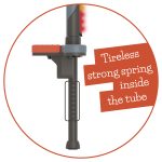 Štap za skakanje Poogie Kids Glow Papaya do 35 kg Chillafish - Слика 8