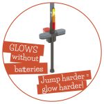 Štap za skakanje Poogie Teen Glow Papaya do 70kg Chillafish - Слика 12