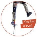 Štap za skakanje Poogie Teen Glow Papaya do 70kg Chillafish - Слика 7