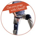 Štap za skakanje Poogie Teen Glow Papaya do 70kg Chillafish - Слика 11